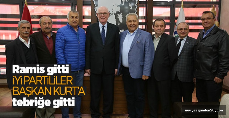 İYİ PARTİ'DEN BAŞKAN KURT'A TEBRİK ZİYARETİ