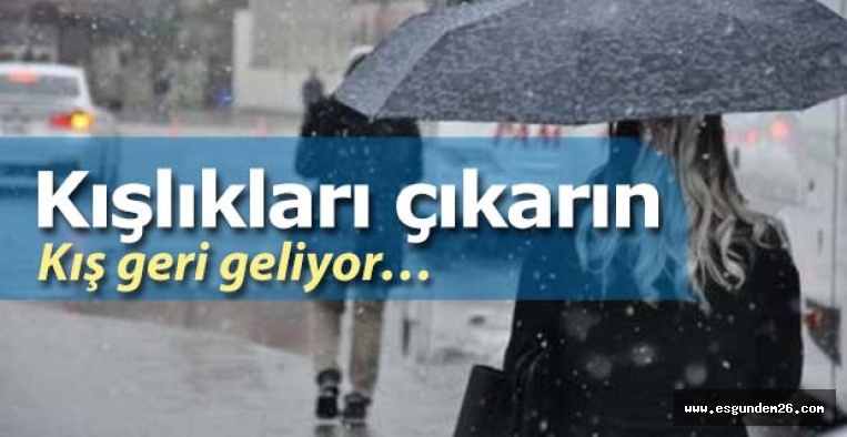 Kış geri geliyor…