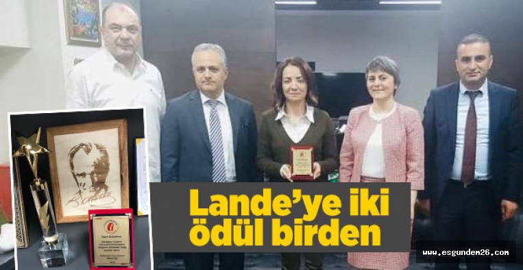 LANDE'YE 2 ÖDÜL