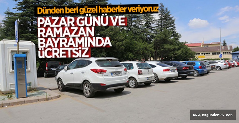 BÜYÜKŞEHİR BELEDİYESİNDEN PARK KOLAYLIĞI