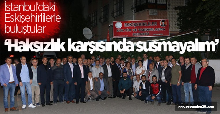 ‘HAKSIZLIK KARŞISINDA SUSMAYALIM’