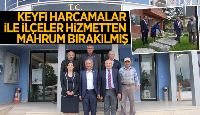 İLÇELER HİZMETTEN MAHRUM BIRAKILMIŞ