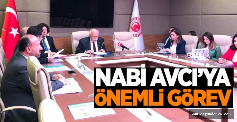 NABİ AVCI ARAŞTIRMA KOMİSYONU BAŞKANI OLDU