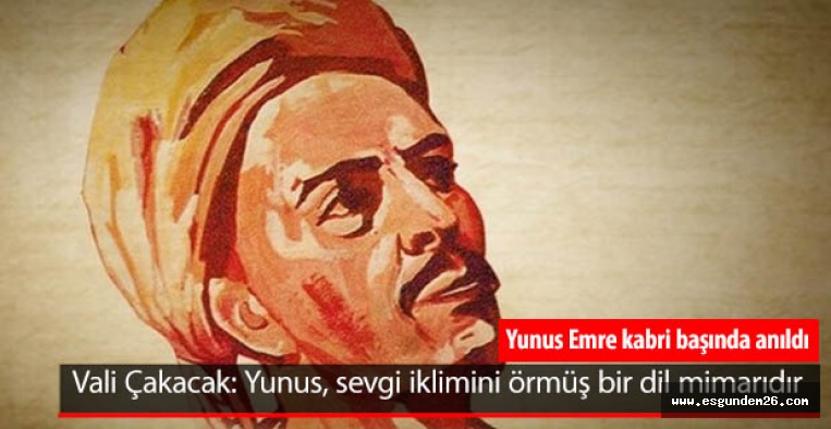 Yunus Emre kabri başında anıldı