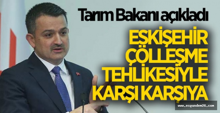 BAKAN PAKDEMİRLİ: TEDBİR ALMALIYIZ