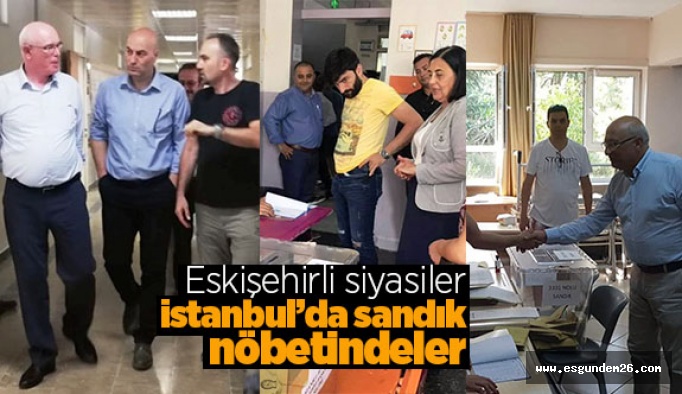 İstanbul’da sandık nöbetindeler