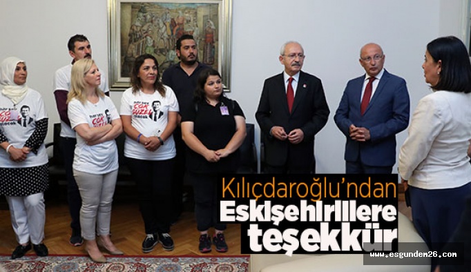 Kılıçdaroğlu’ndan Eskişehirlilere İstanbul teşekkürü