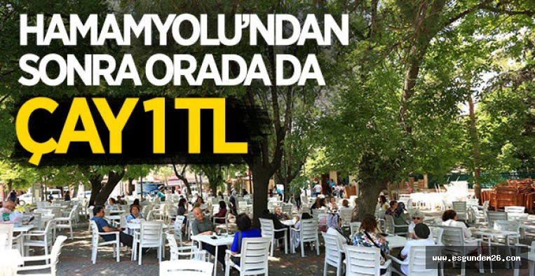 TARİHİ BÖLGEDE DE ÇAY 1 TL