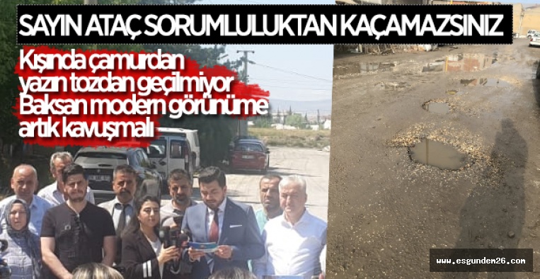 AK PARTİ’DEN ATAÇ'A BAKSAN TEPKİSİ