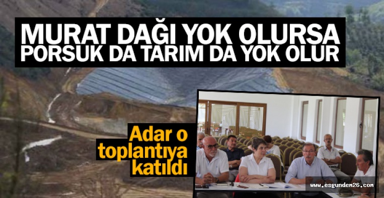 ESKİŞEHİR SUYU VE TARIMINI YOK EDECEK PROJE