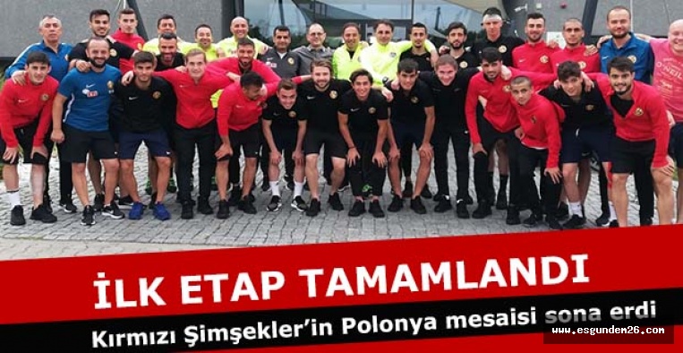 Kırmızı Şimşekler’in Polonya mesaisi sona erdi