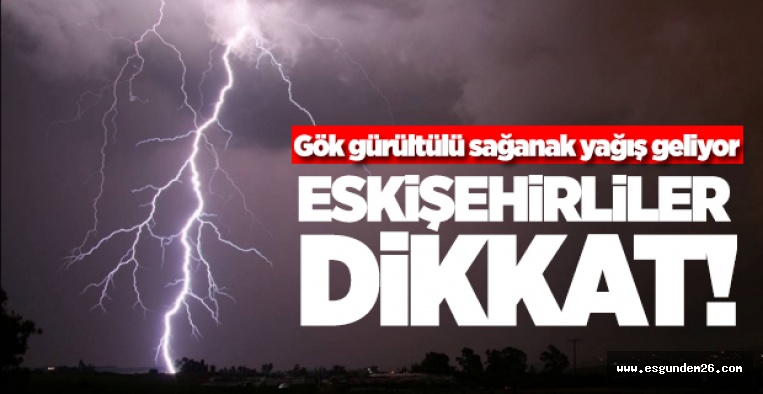 METEOROLOJİDEN YAĞIŞ UYARISI