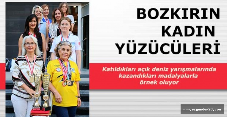 "Bozkırın kadınları" açık denizde madalyaya doymuyor