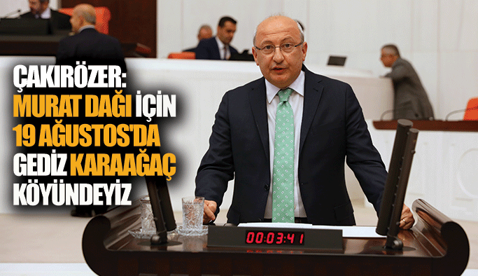 Çakırözer’den Eskişehirlilere Murat Dağı çağrısı