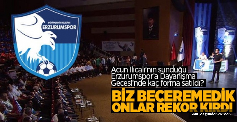 ERZURUMSPOR'A DESTEK YAĞDI!