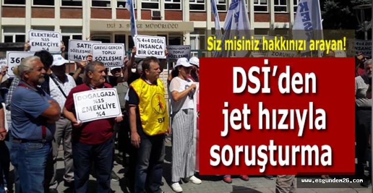 Eskişehir DSİ’den jet hızıyla soruşturma