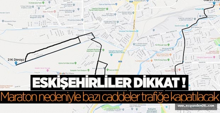 Eskişehir’de yarı maraton heyecanı başlıyor