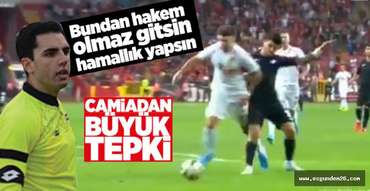 ESKİŞEHİRSPOR’DAN HAKEME BÜYÜK TEPKİ