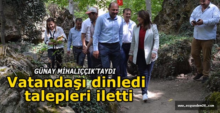 GÜNAY MİHALIÇÇIK’TAYDI