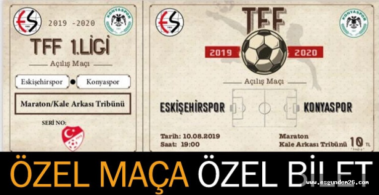 KONYASPOR MAÇINA ÖZEL BİLET