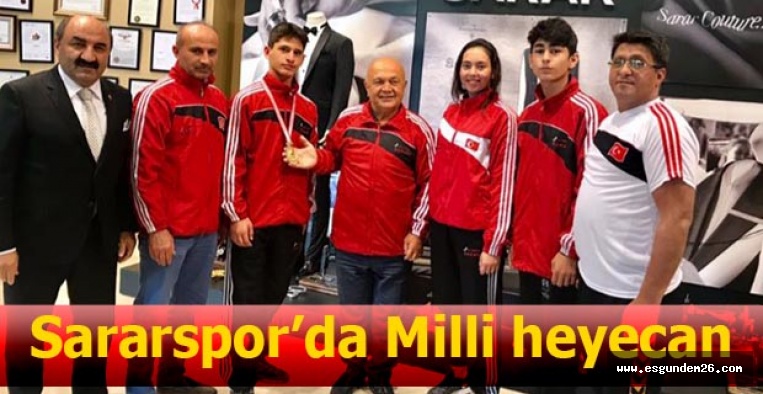 Sararspor’da Milli heyecan