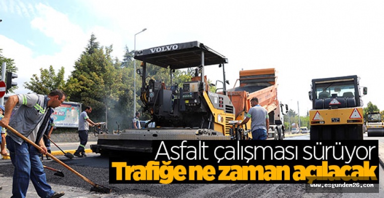 SİVRİHİSAR 2 CADDESİ ASFALTLANIYOR