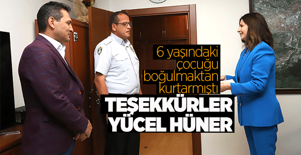 Ünlüce’den o personele teşekkür