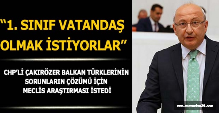 “BALKAN TÜRKLERİ YALNIZ BIRAKILMAMALI”