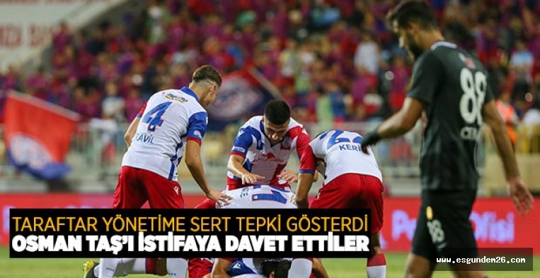 OSMAN TAŞ’I İSTİFAYA DAVET ETTİLER