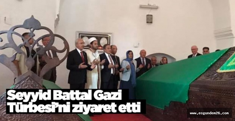 SEYYİD BATTAL GAZİ TÜRBESİNİ ZİYARET ETTİ