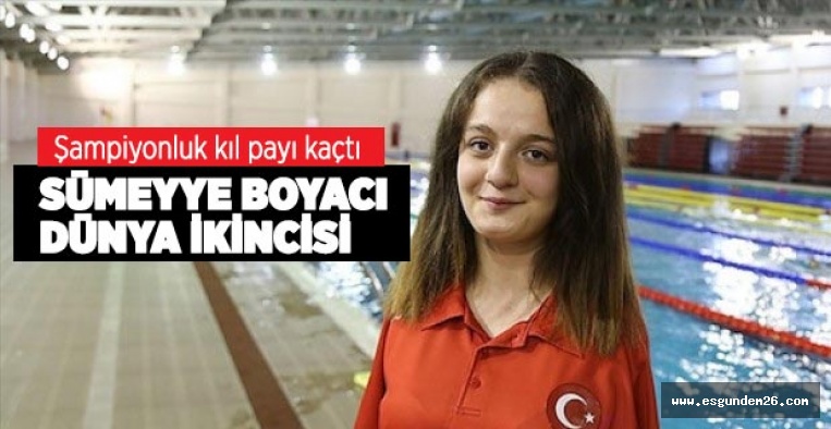 SÜMEYYE BOYACI DÜNYA İKİNCİSİ