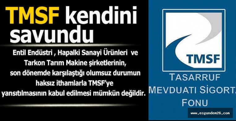 TMSF'DEN O İDDİALARA YANIT