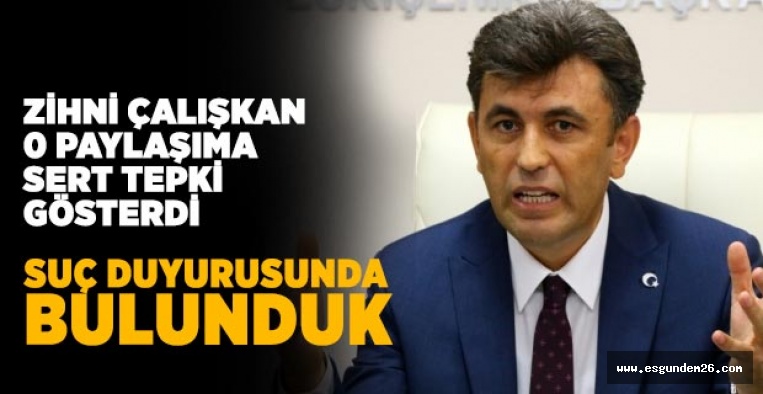 ZİHNİ ÇALIŞKAN O PAYLAŞIMA ATEŞ PÜSKÜRDÜ