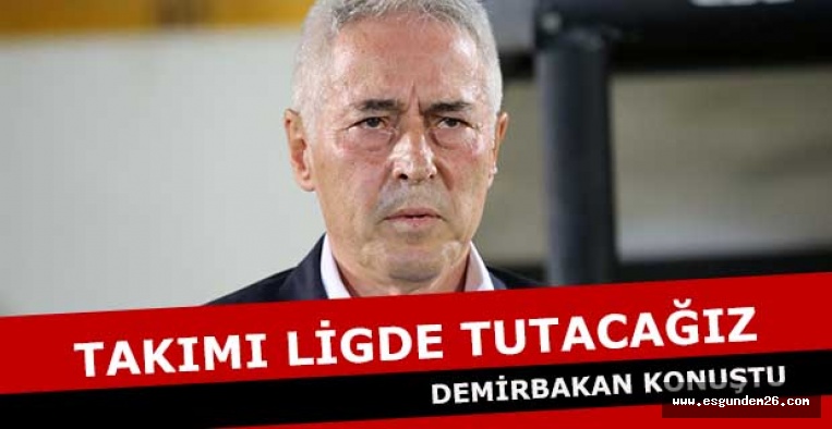 "Ben bu liglerde takım düşürecek seviyede değilim"