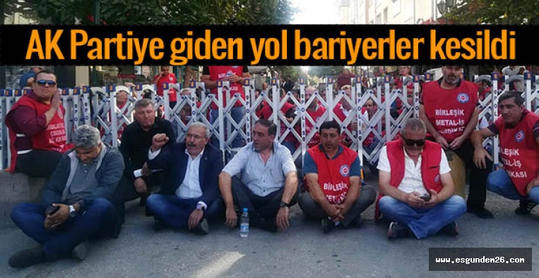 İŞÇİLER SESİNİ AK PARTİ’YE DUYURMAYA ÇALIŞTI