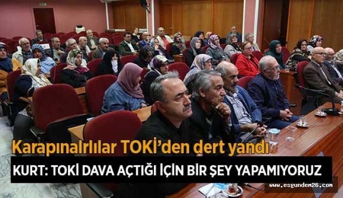 Karapınar sakinlerinden Kazım Kurt’a TOKİ ziyareti