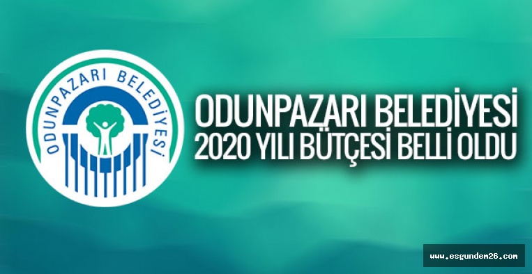 ODUNPAZARI BELEDİYESİ 2020 YILI BÜTÇESİ BELLİ OLDU