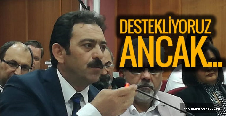 REFERANDUMU DESTEKLİYORUZ, ANCAK