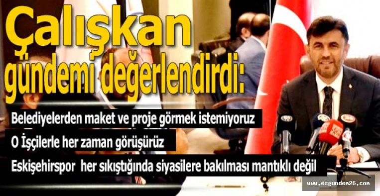 ZİHNİ ÇALIŞKAN SESSİZLİĞİNİ BOZDU