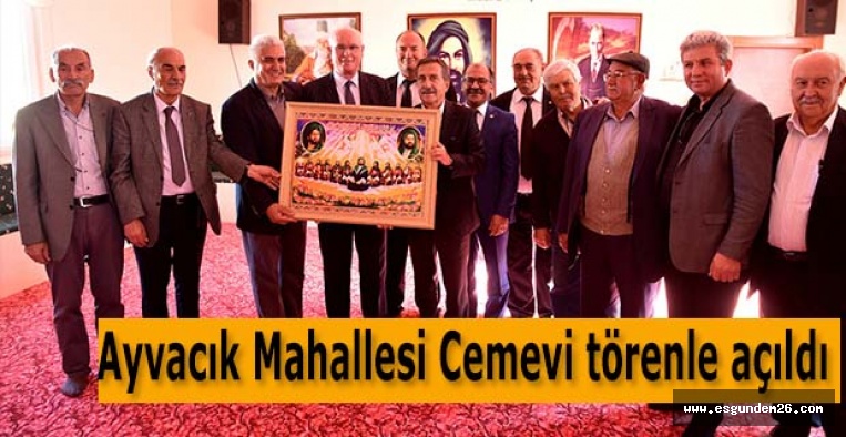 Ayvacık Mahallesi Cemevi törenle açıldı