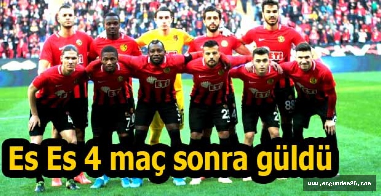 Eskişehirspor 4 maç sonra güldü