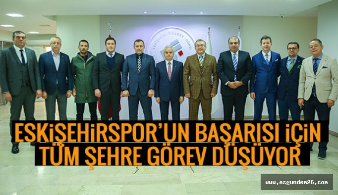 ESKİŞEHİRSPOR’UN YENİ YÖNETİMİNDEN ETO’YA ZİYARET