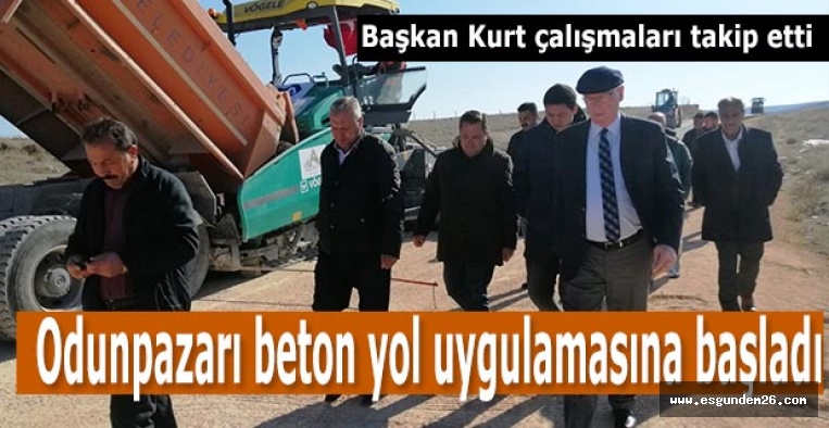 İlk yol Kanlıpınar Mahallesi’ne