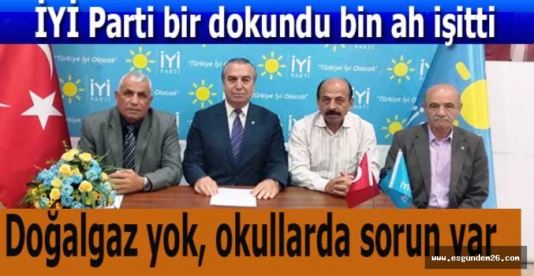 İYİ Parti bir dokundu bin ah işitti