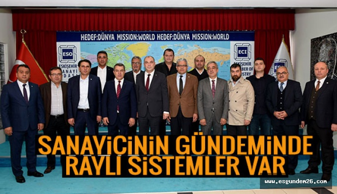 RAYLI SİSTEMLER MASAYA YATIRILDI