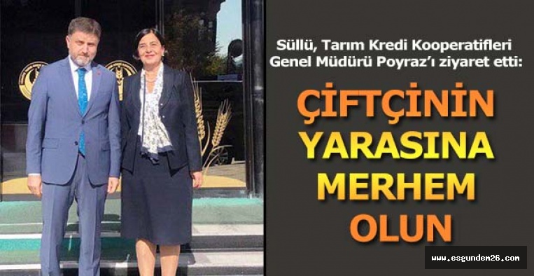 SÜLLÜ: ÇİFTÇİNİN YARASINA MERHEM OLUN