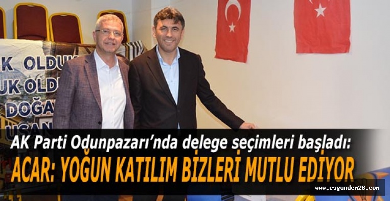 AK Parti Odunpazarı’nda delege seçimleri başladı