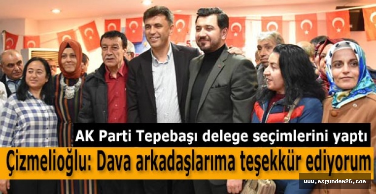 AK Parti Tepebaşı’nda delege seçimlerine yoğun katılım