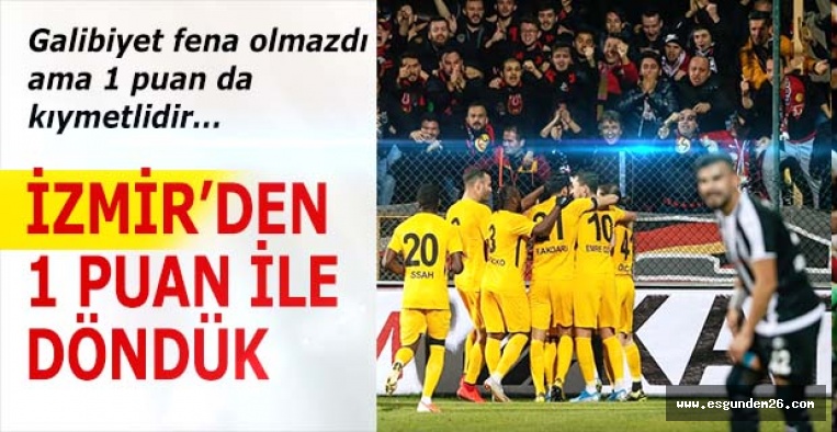 ALTAY'DAN 1 PUAN ALDIK