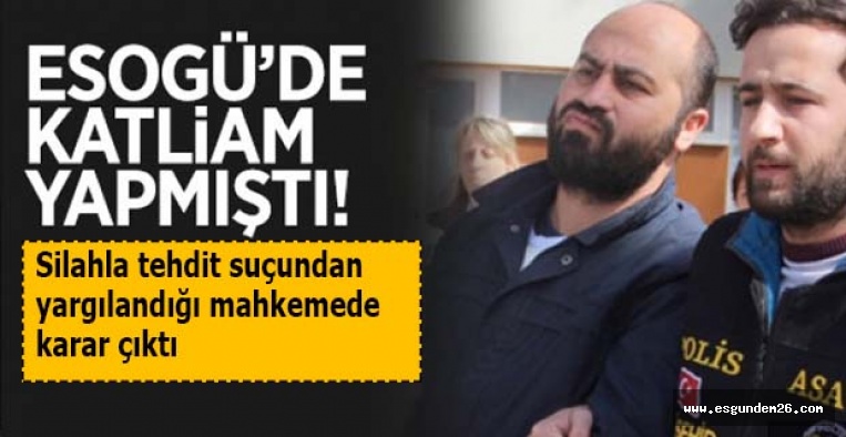 ESOGÜ cinayetleri sanıklarının "silahlı tehdit" davasında karar